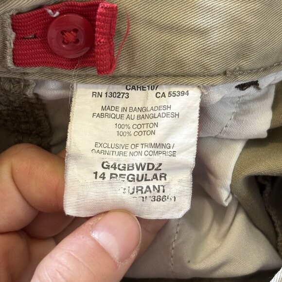 Kids Tan Cargo Shorts - Picture 13 of 16